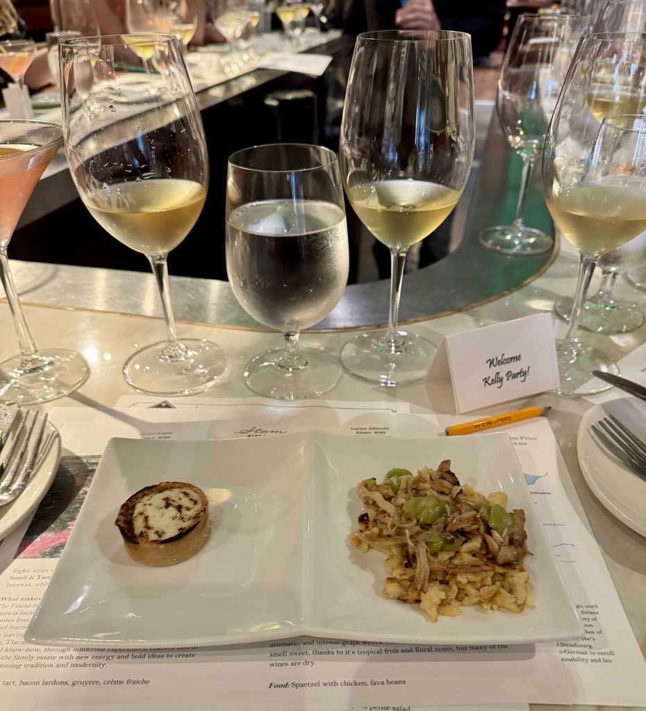 alsace wine and food paring round 2
