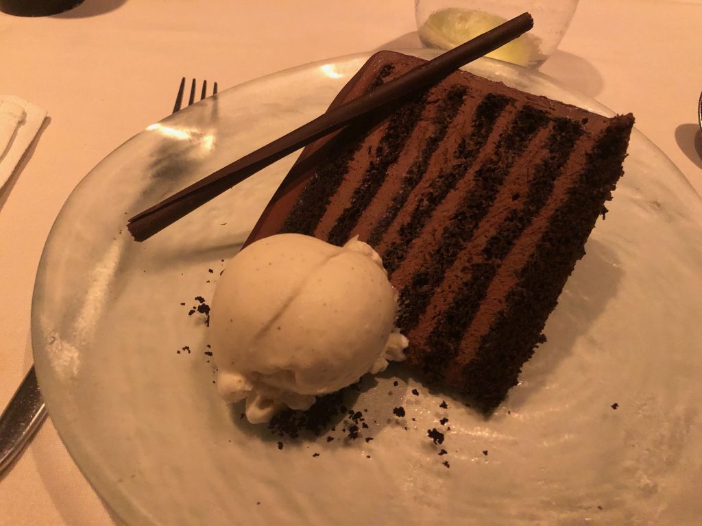 Chocolate cake Viva Dining