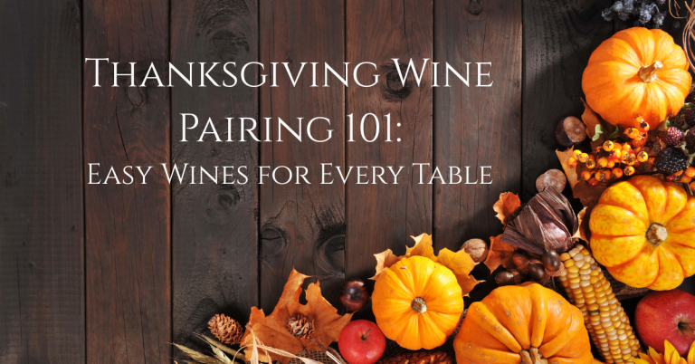 Thanksgiving wine pairing
