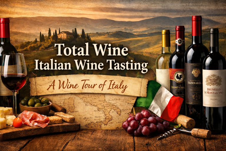 Total Wine Italian wine tasting
