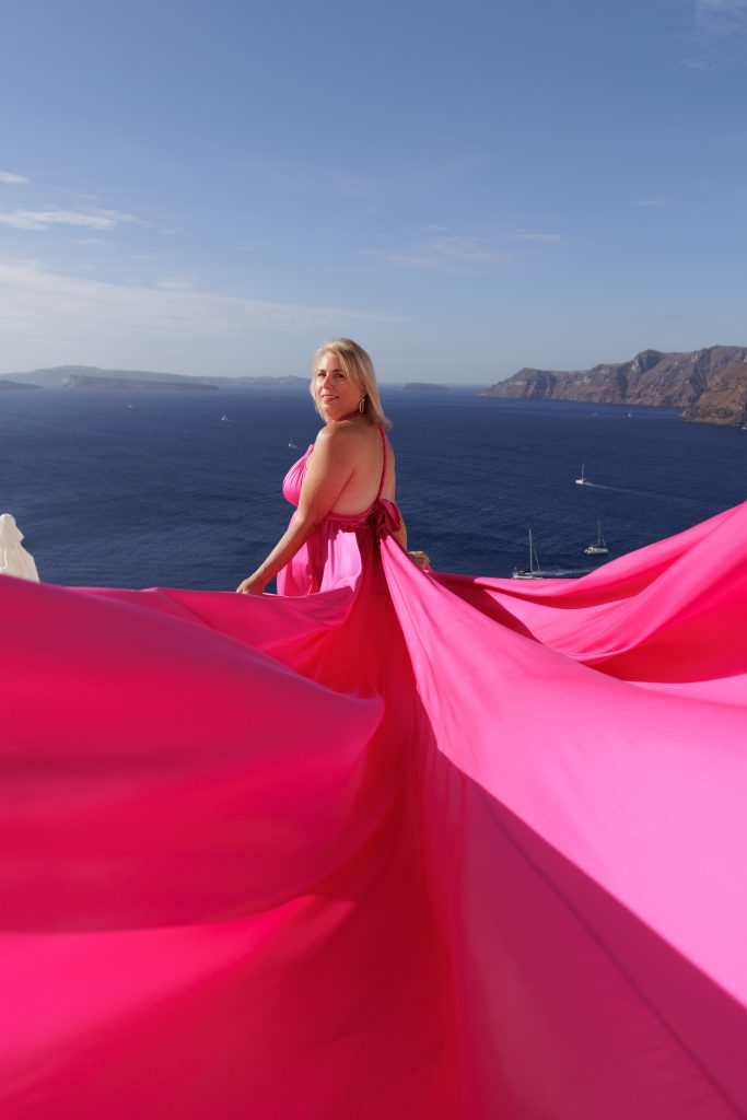 Santorini Flying Dress